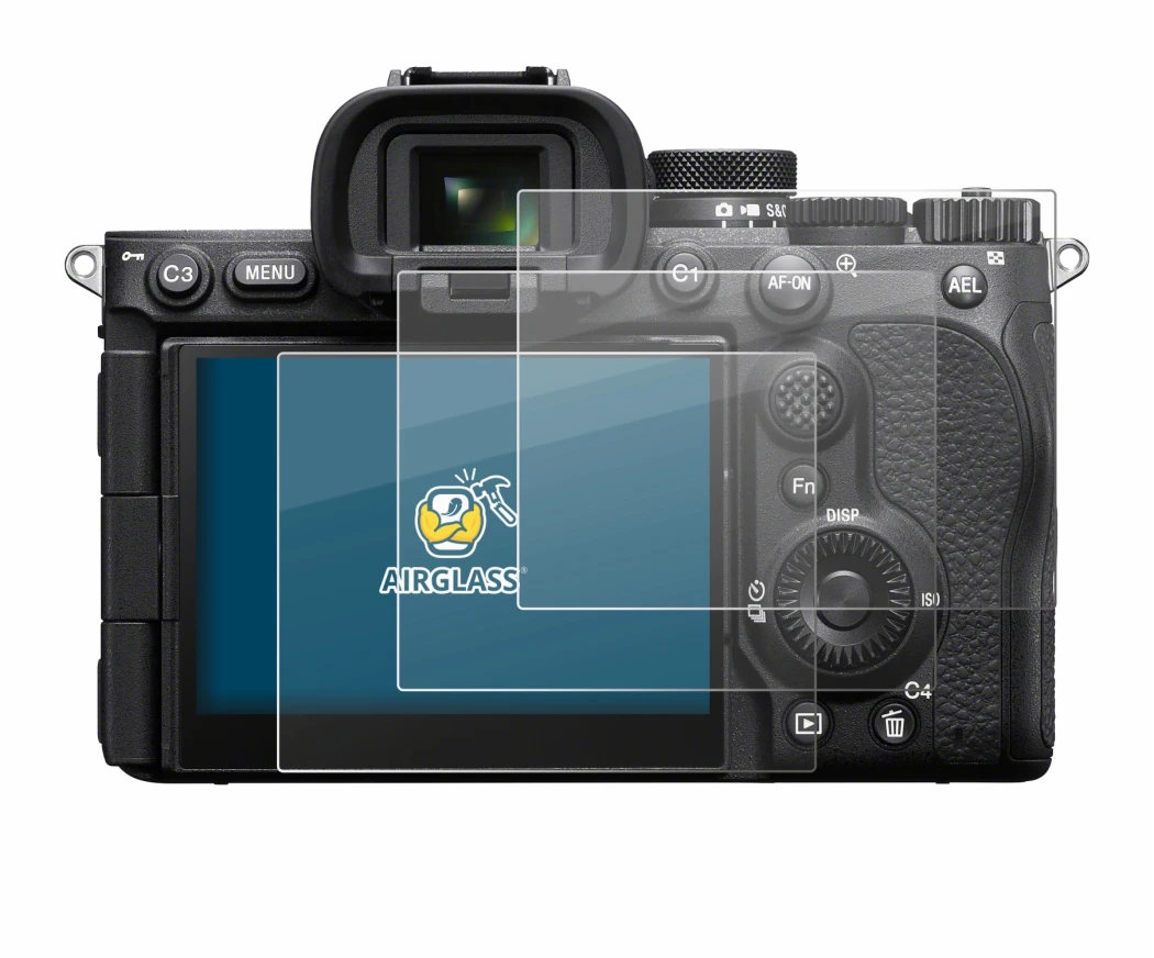 Image of the device Sony Alpha 7 V (ILCE-7M5) with a wide variety of screen protectors.
