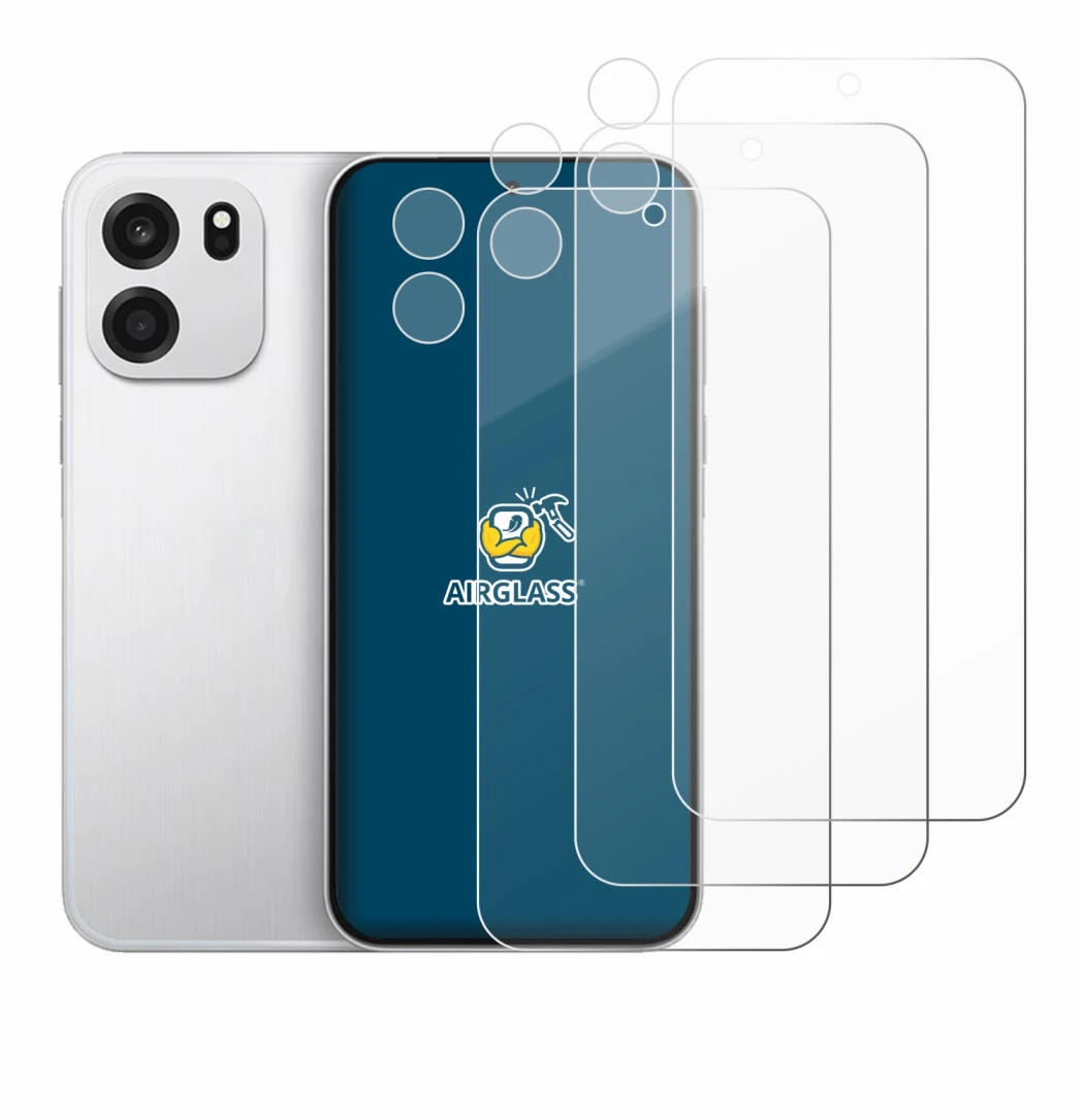 Image of the device OnePlus Turbo 6V (Front+Camera) with a wide variety of screen protectors.