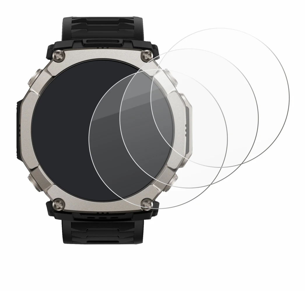 Image of the device Huami Amazfit T-Rex Ultra 2 with a wide variety of screen protectors.