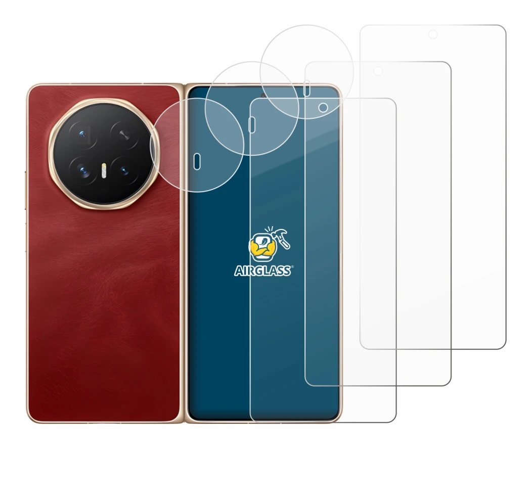 Image of the device Honor Magic V6 (Front+Camera) with a wide variety of screen protectors.