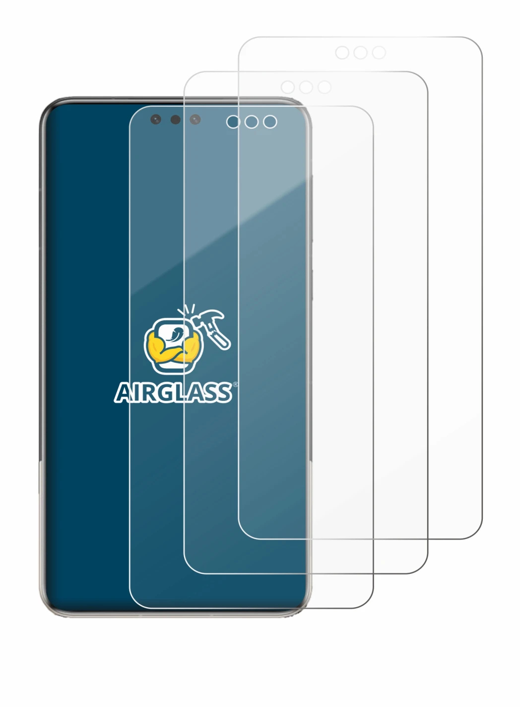 Image of the device Huawei Mate 60 Pro Plus with a wide variety of screen protectors.