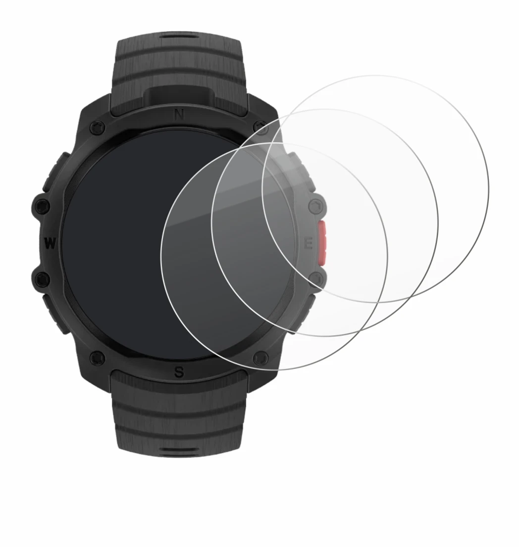 Image of the device Polar Street X with a wide variety of screen protectors.