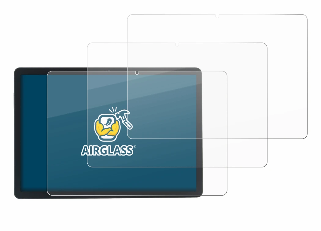 Image of the device Acepad A172 with a wide variety of screen protectors.