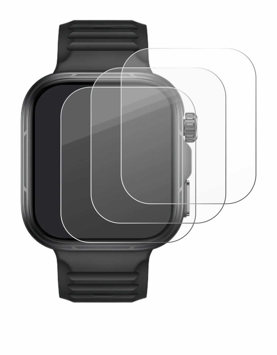 Image of the device Huawei Watch Fit 5 Pro with a wide variety of screen protectors.