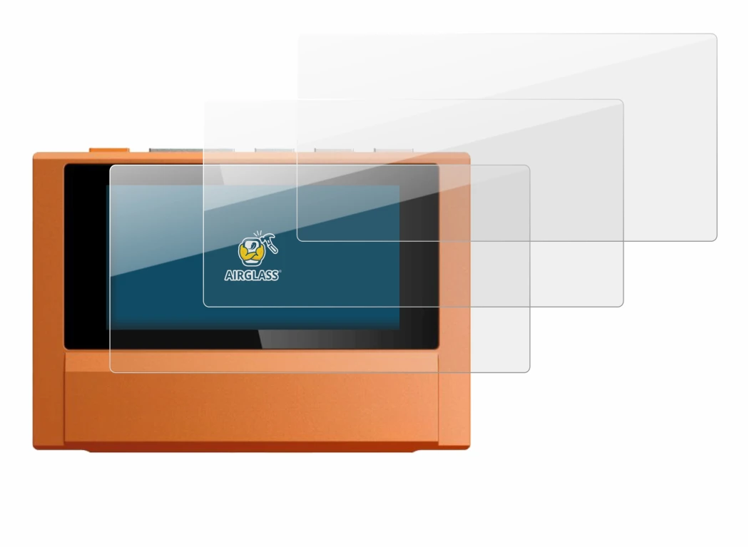 Image of the device FiiO SnowSky Echo with a wide variety of screen protectors.