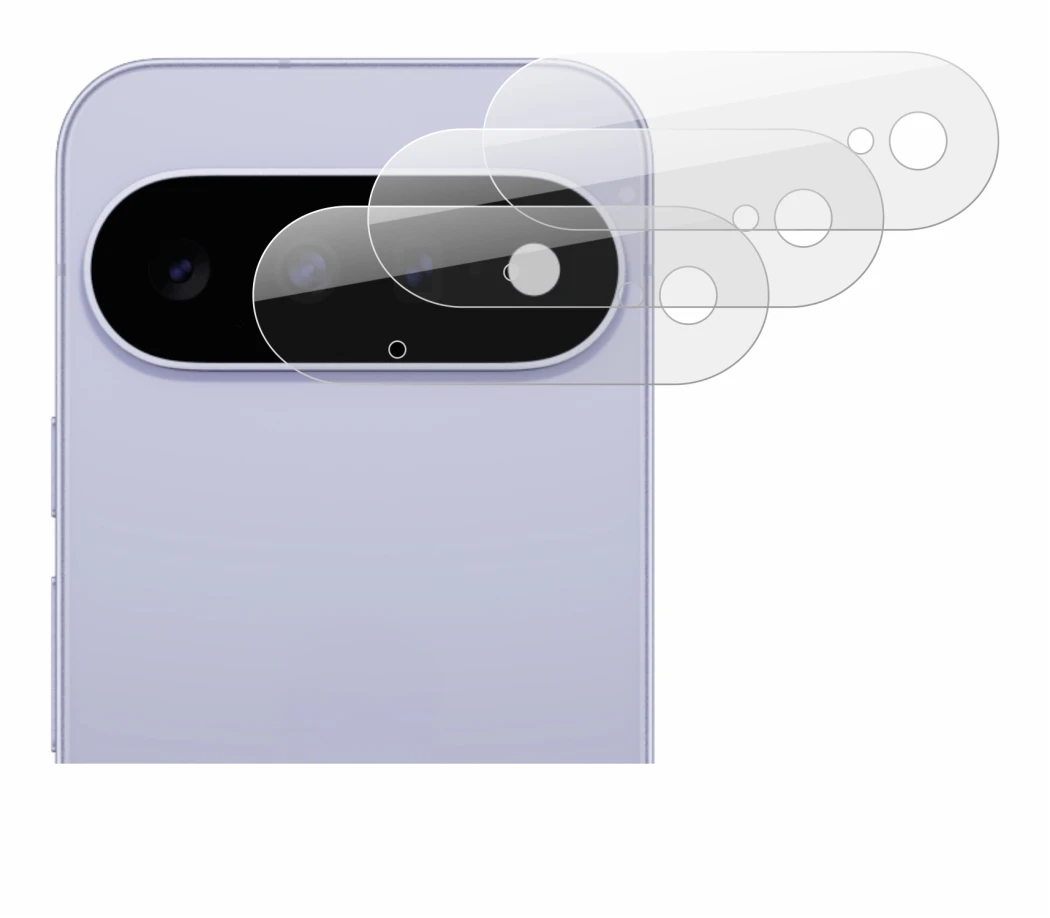 Image of the device Google Pixel 11 (ONLY Camera Lens) with a wide variety of screen protectors.
