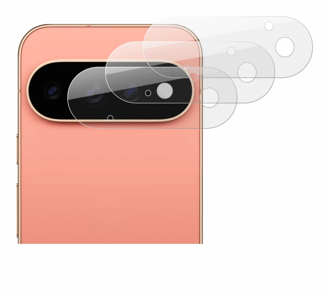 Image of the device Google Pixel 11 Pro (ONLY Camera Lens) with a wide variety of screen protectors.