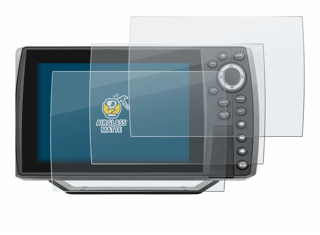 Image of the device Humminbird Helix 7 with a wide variety of screen protectors.