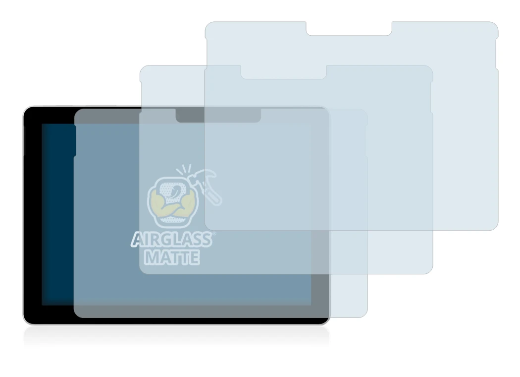 Image of the device Microsoft Surface Go (1st Gen.) with a wide variety of screen protectors.