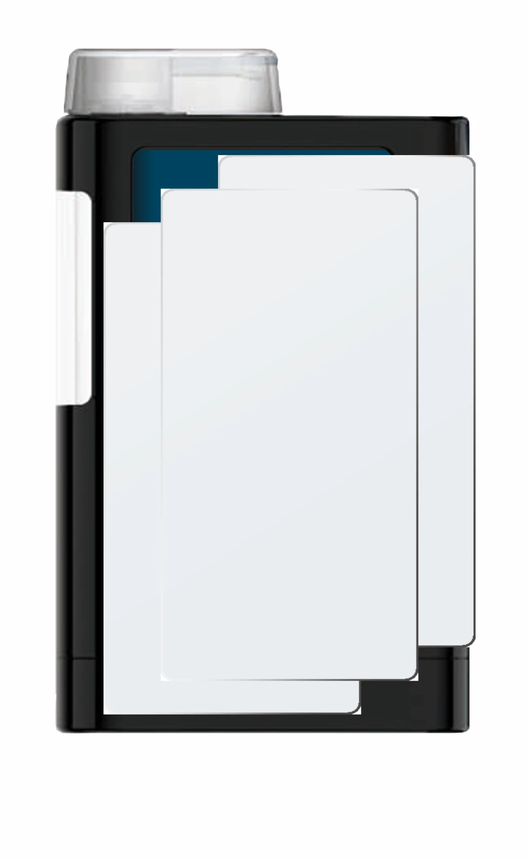 Image of the device Mylife YpsoPump with a wide variety of screen protectors.