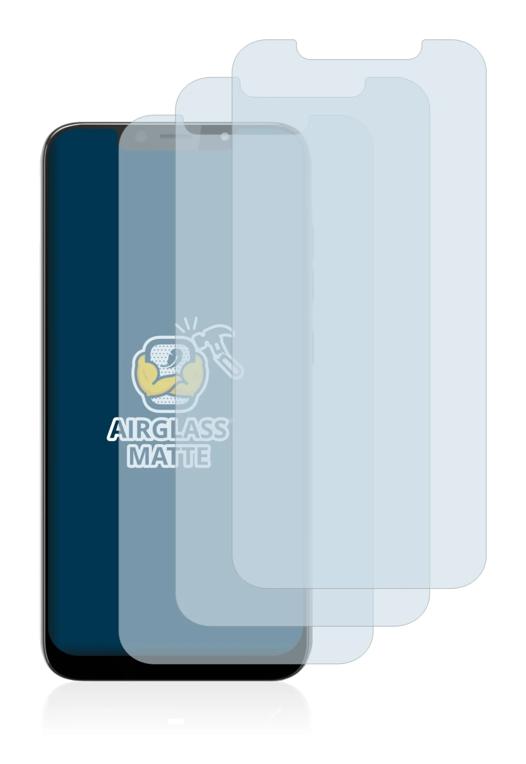Image of the device Gigaset GS195 with a wide variety of screen protectors.
