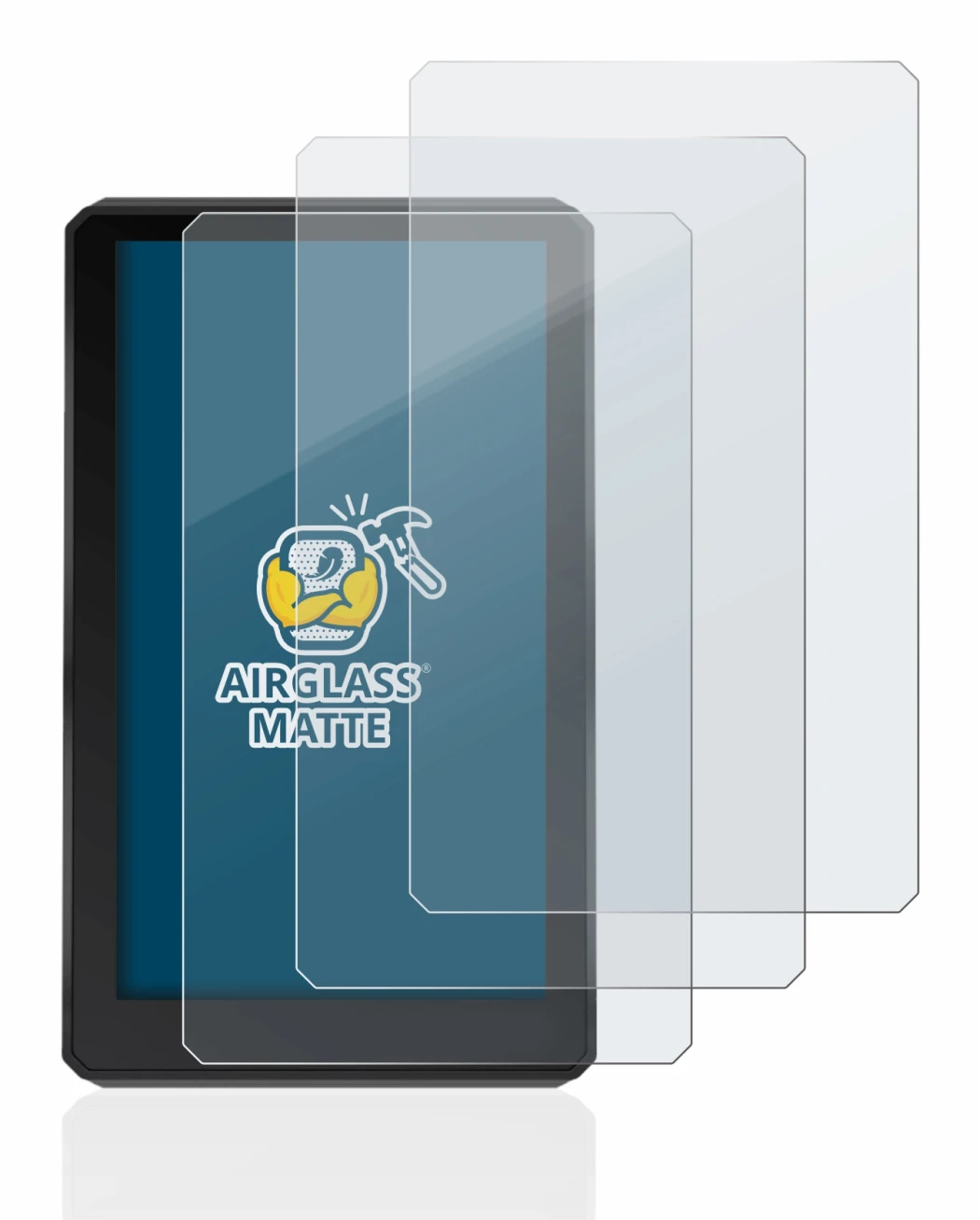 Image of the device Garmin zumo XT with a wide variety of screen protectors.