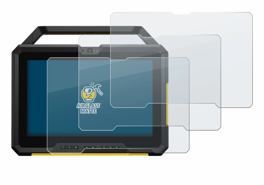 Image of the device Dell Latitude 7220 with a wide variety of screen protectors.