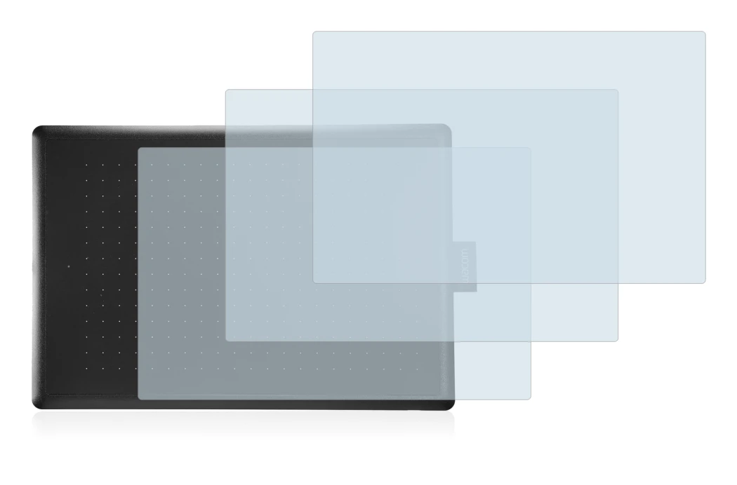 Image of the device Wacom One Medium with a wide variety of screen protectors.