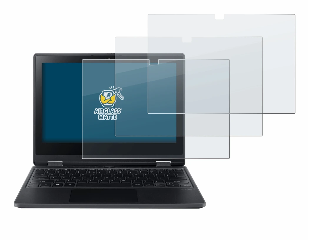 Image of the device Acer TravelMate Spin B3 with a wide variety of screen protectors.