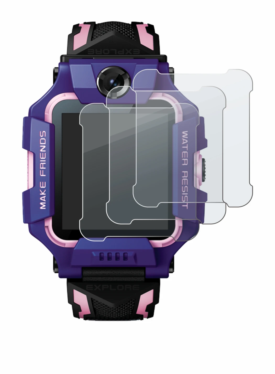 Image of the device Imoo Watch Phone Z6 with a wide variety of screen protectors.