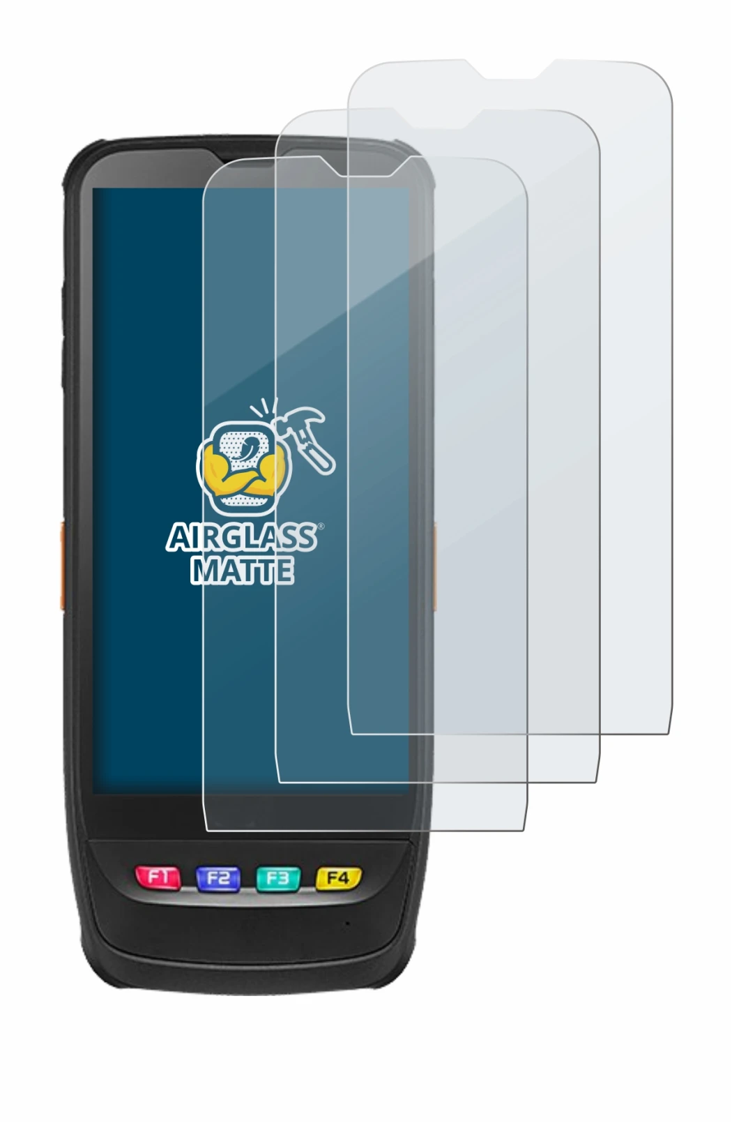 Image of the device Casio IT-G650 with a wide variety of screen protectors.