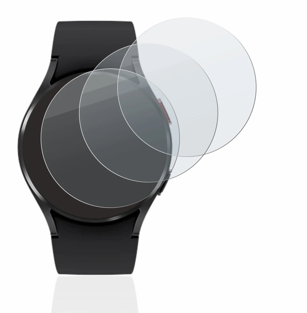 Image of the device Samsung Galaxy Watch 4 (40mm) with a wide variety of screen protectors.
