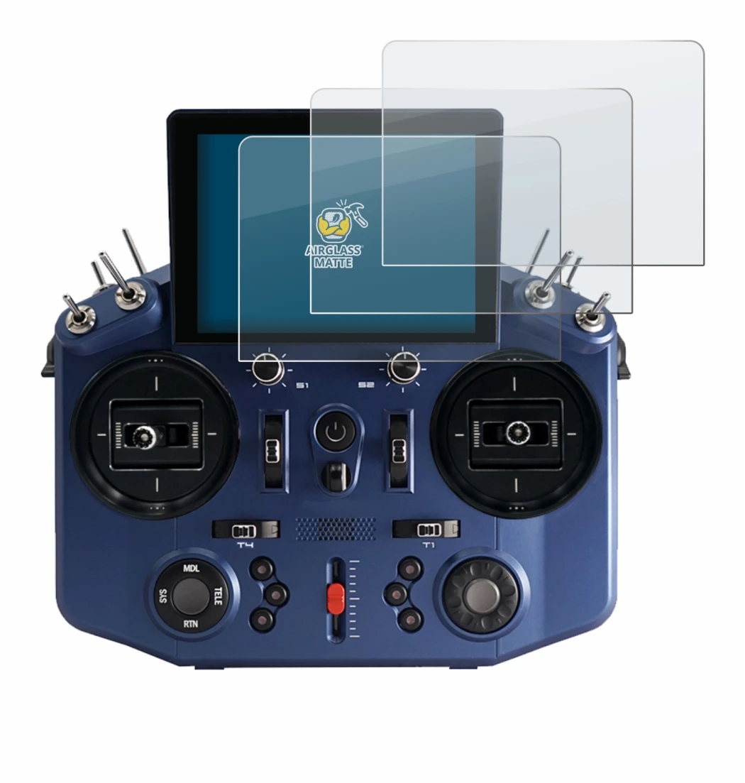 Image of the device FrSky Tandem X20S with a wide variety of screen protectors.