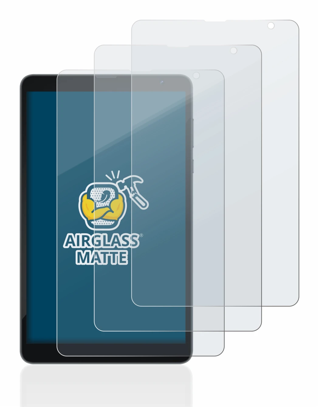 Image of the device Blackview Tab 6 with a wide variety of screen protectors.