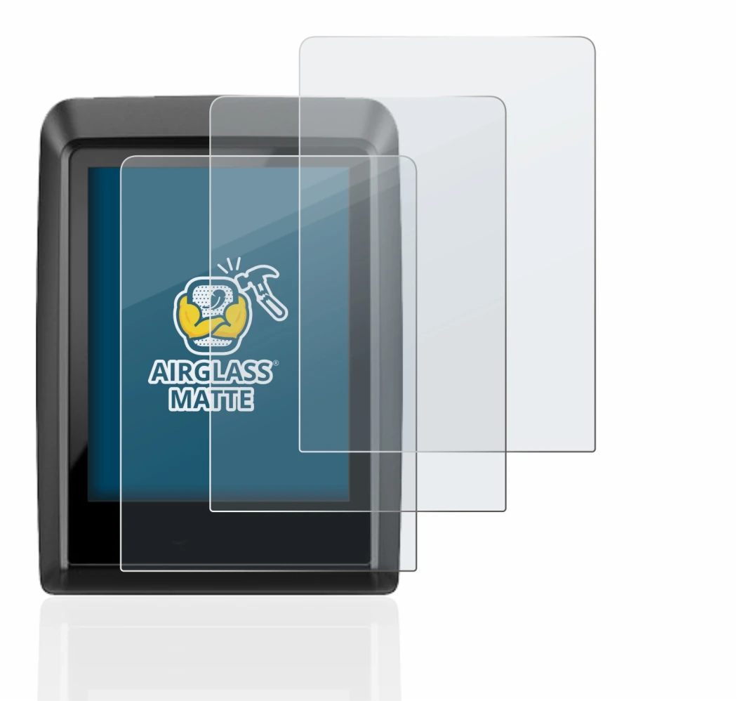 Image of the device Bosch Kiox 300 with a wide variety of screen protectors.