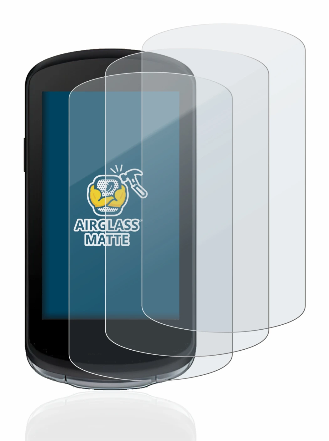 Image of the device Garmin Edge 1040 with a wide variety of screen protectors.