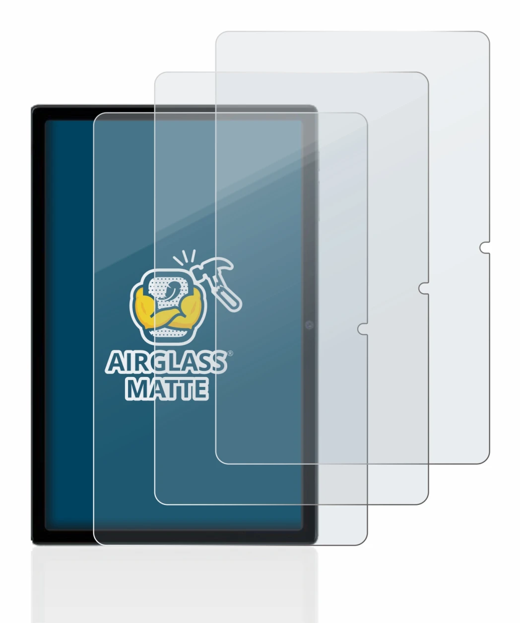 Image of the device Blackview Tab 16 with a wide variety of screen protectors.