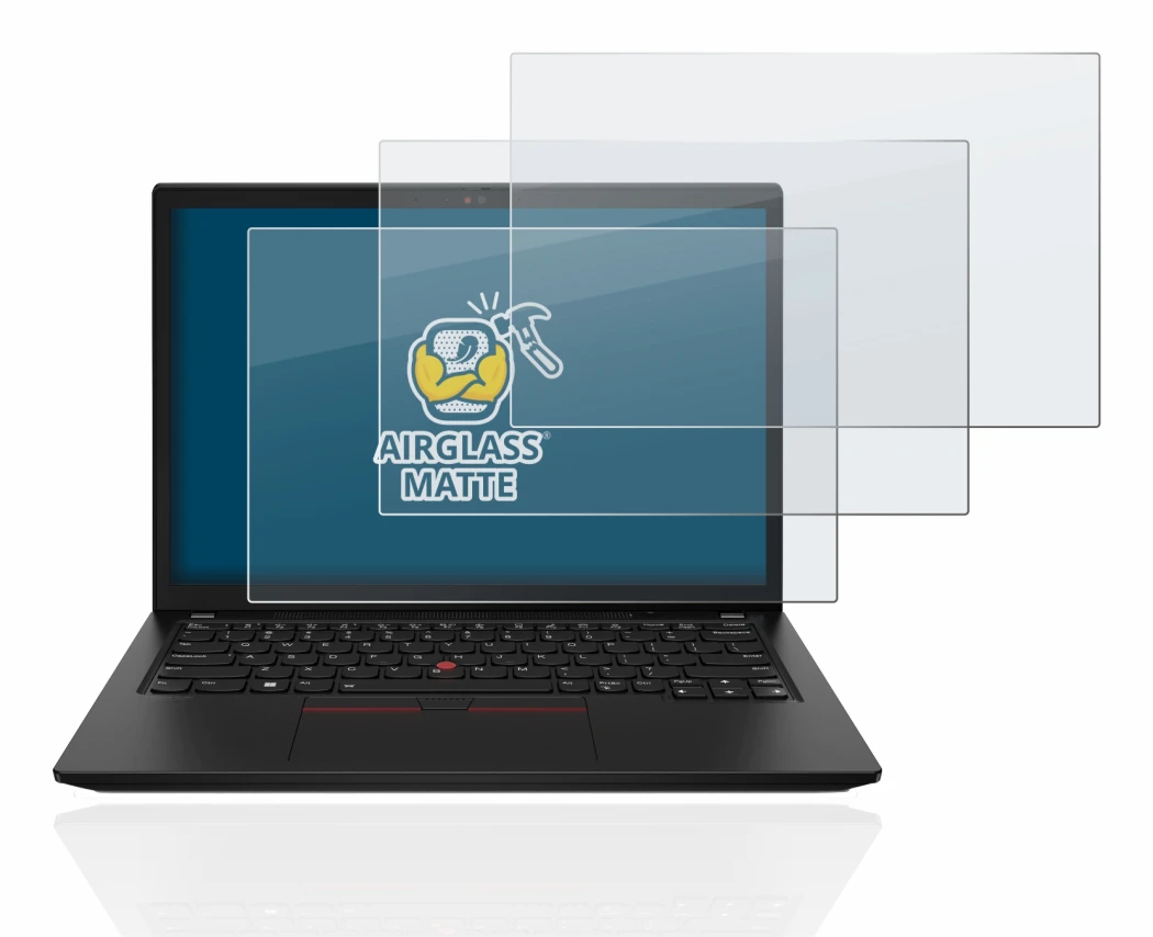 Image of the device Lenovo ThinkPad X13 Gen 3 with a wide variety of screen protectors.