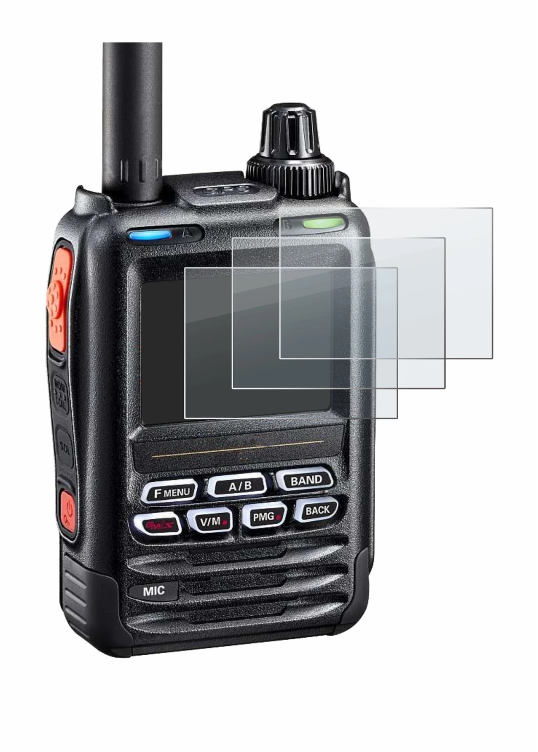 Image of the device Yaesu FT-5DE/DR with a wide variety of screen protectors.
