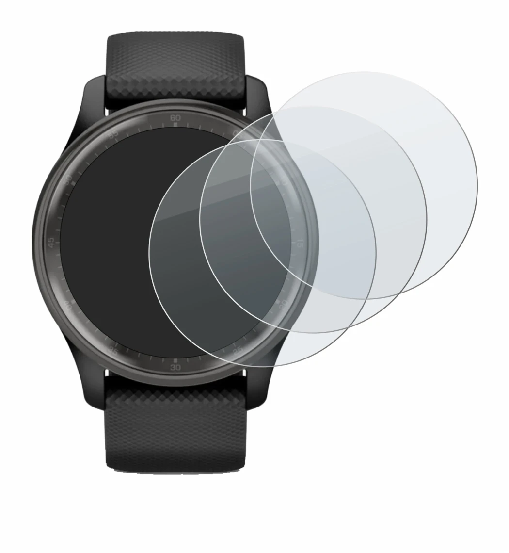 Image of the device Garmin Vivomove Trend with a wide variety of screen protectors.