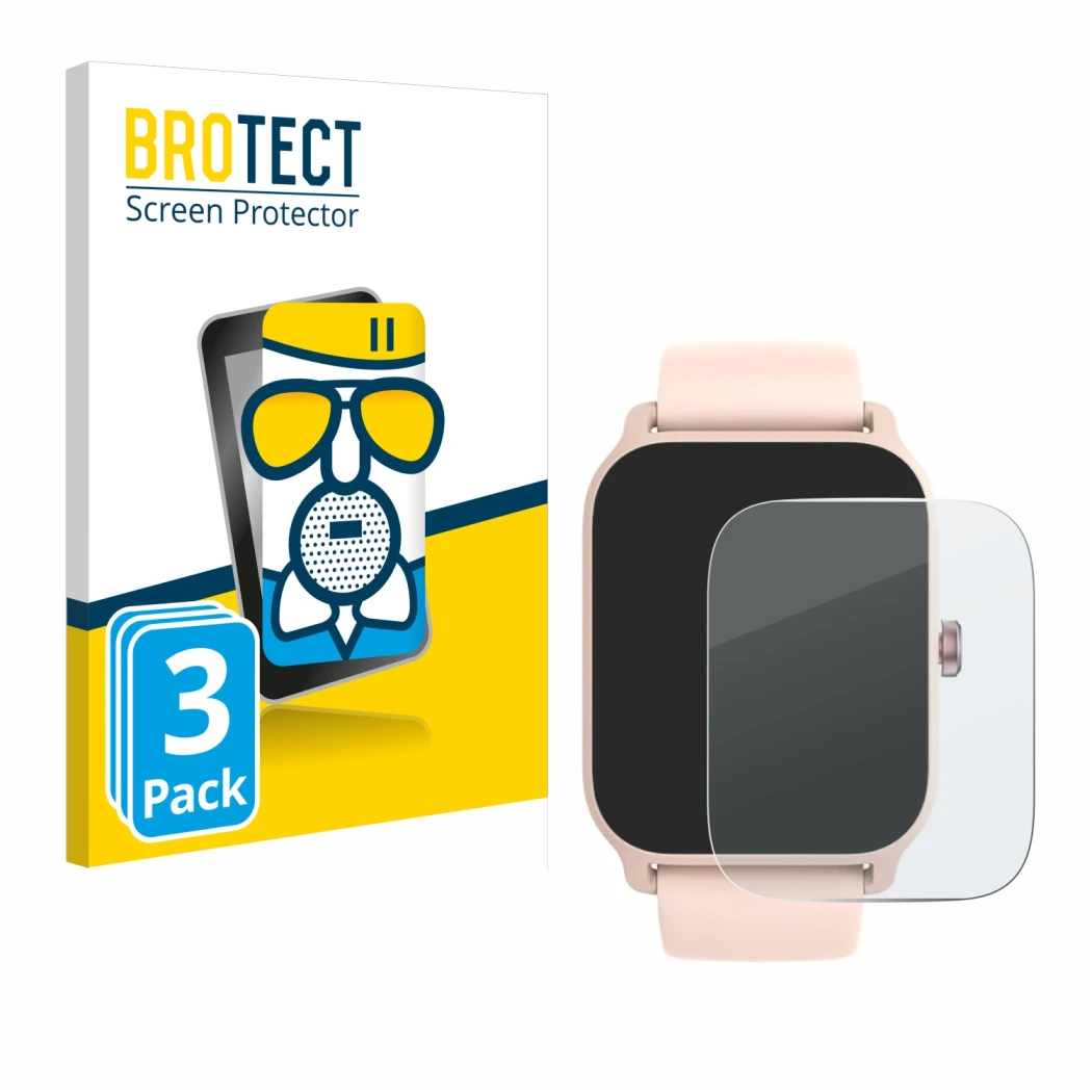 Front side of a product packaging with the brand logo BROTECT. Next to it is the device IFMDA IDW13 1.8
