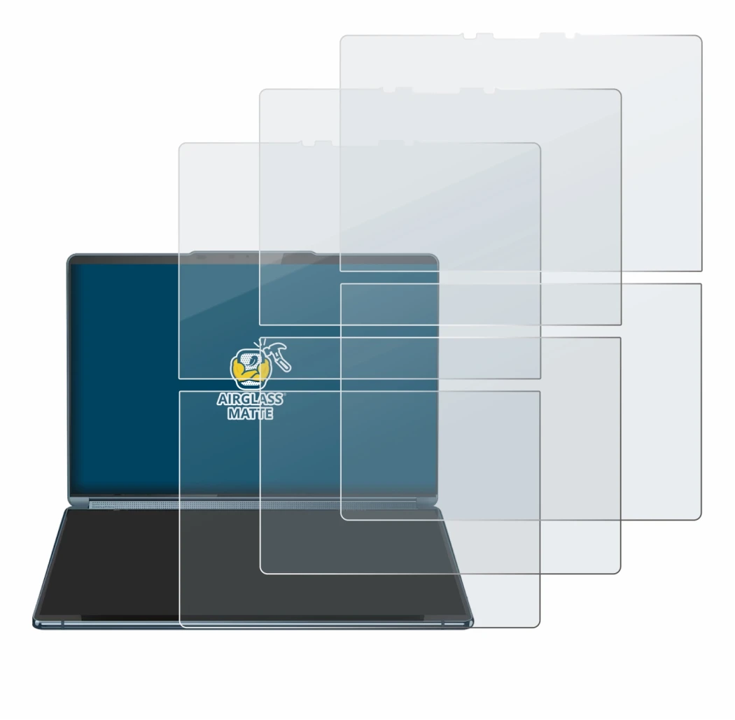 Image of the device Lenovo Yoga Book 9i Gen 9 with a wide variety of screen protectors.