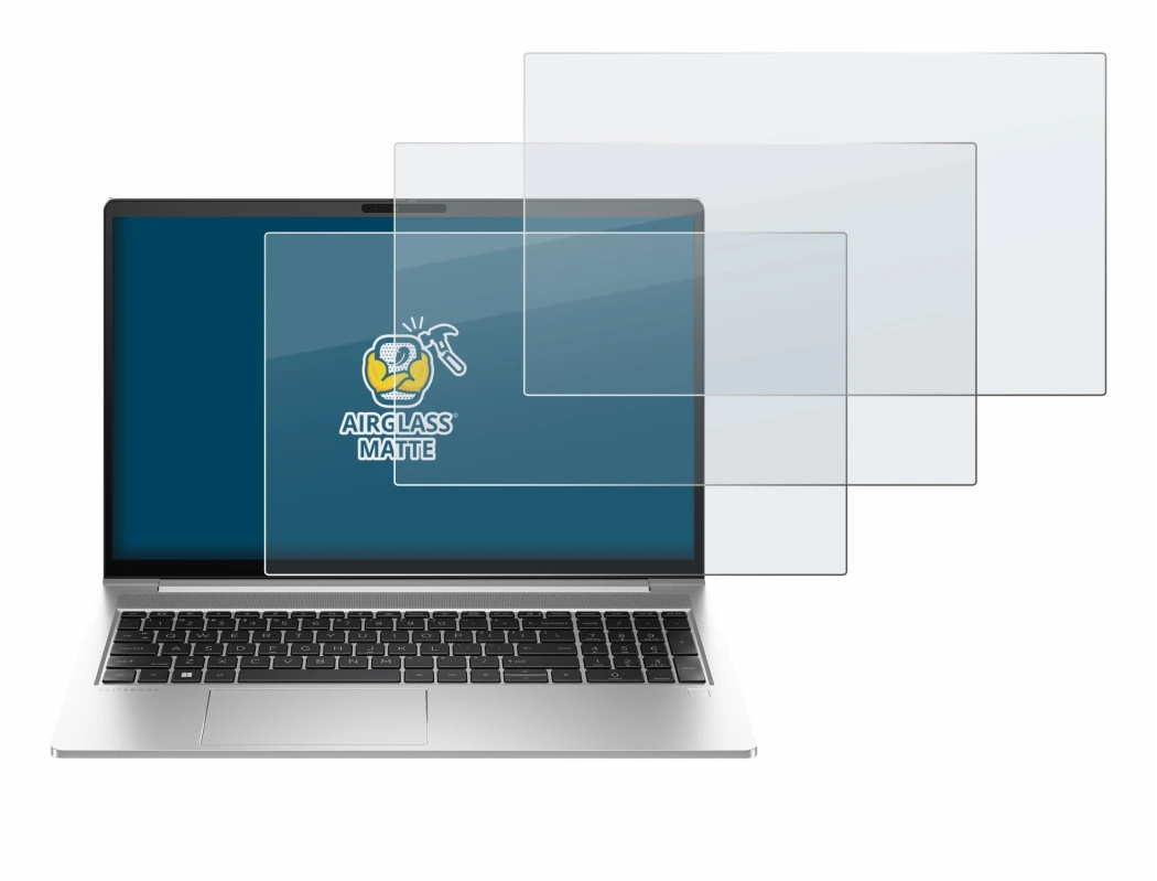 Image of the device HP EliteBook 640 G10 with a wide variety of screen protectors.