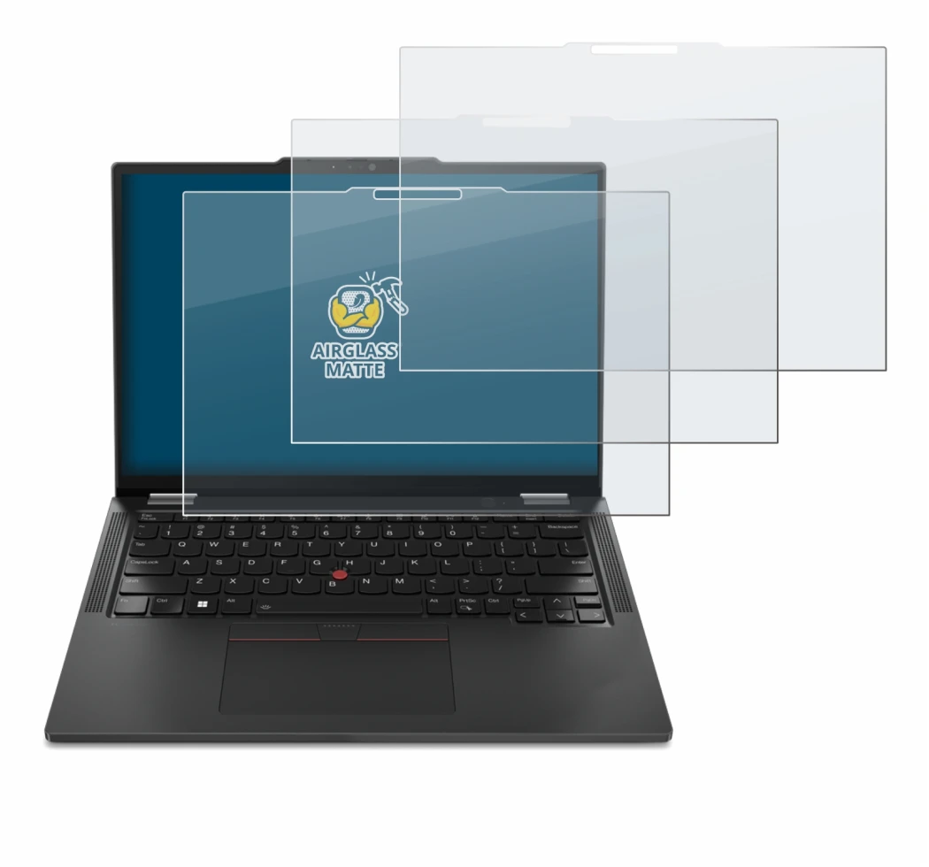 Image of the device Lenovo ThinkPad X13 2-in-1 Gen 5 with a wide variety of screen protectors.