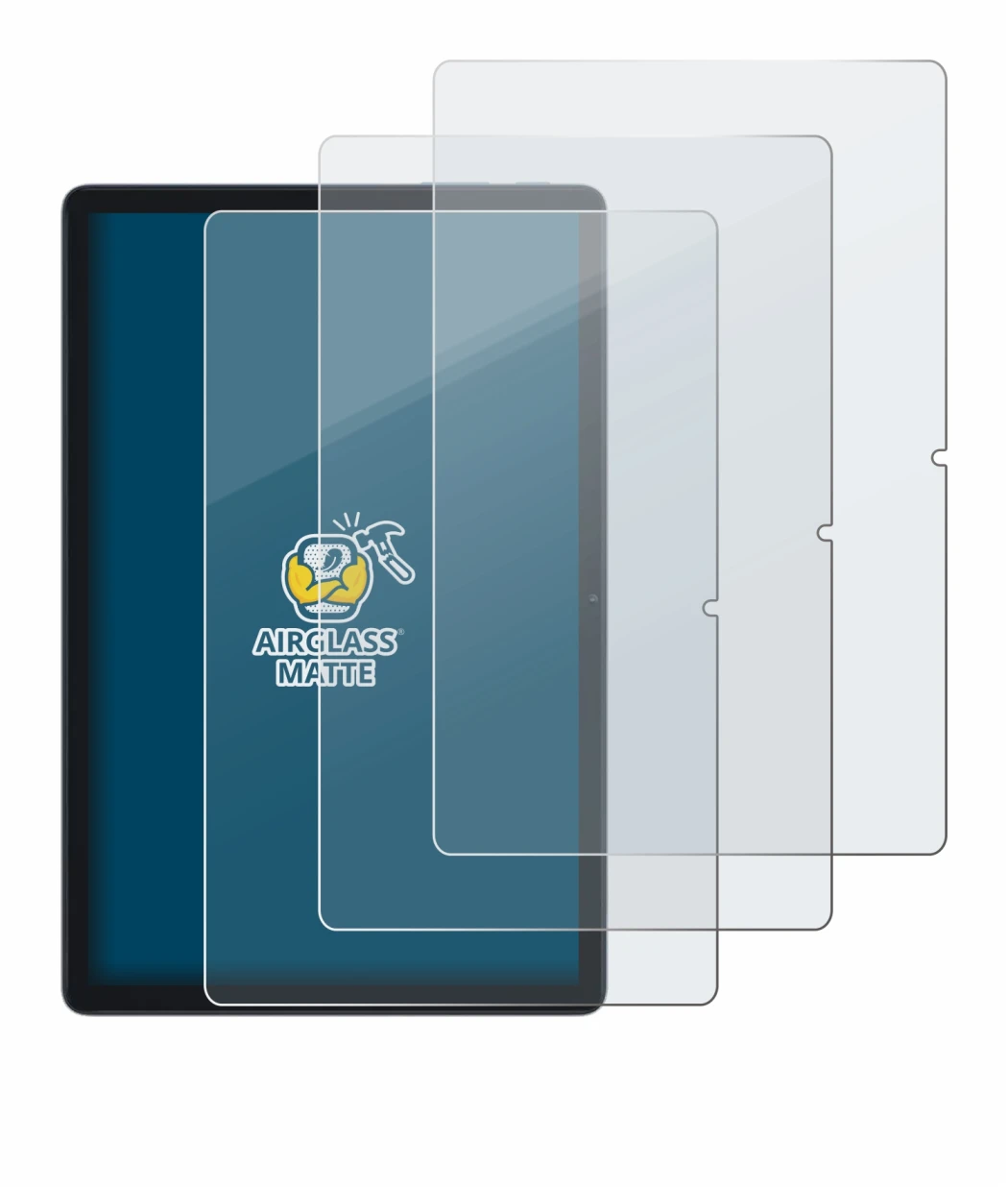 Image of the device Blackview Tab 80 with a wide variety of screen protectors.