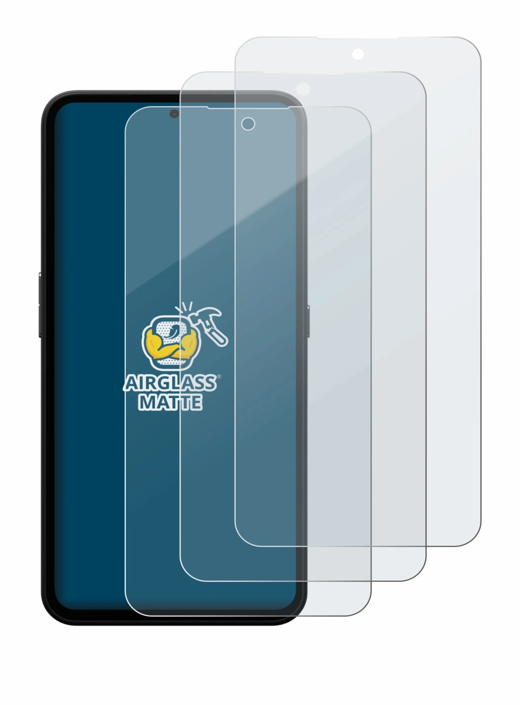 Image of the device Nothing CMF Phone 1 with a wide variety of screen protectors.
