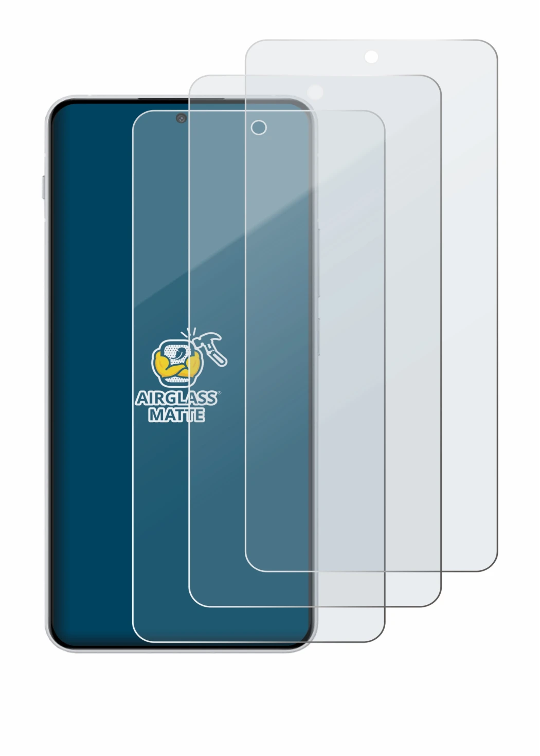 Image of the device OnePlus Nord 4 with a wide variety of screen protectors.