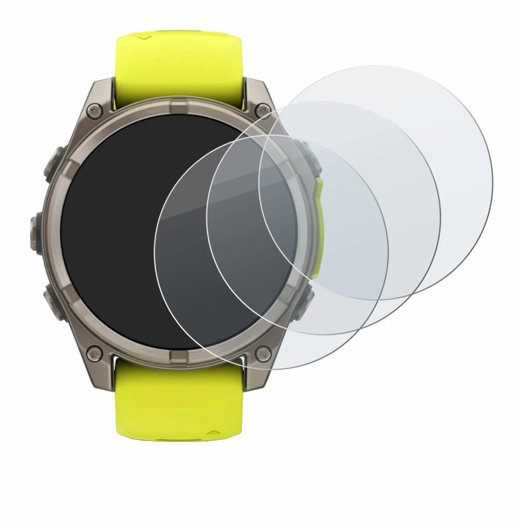 Image of the device Garmin Fenix 8 Solar (47 mm) with a wide variety of screen protectors.