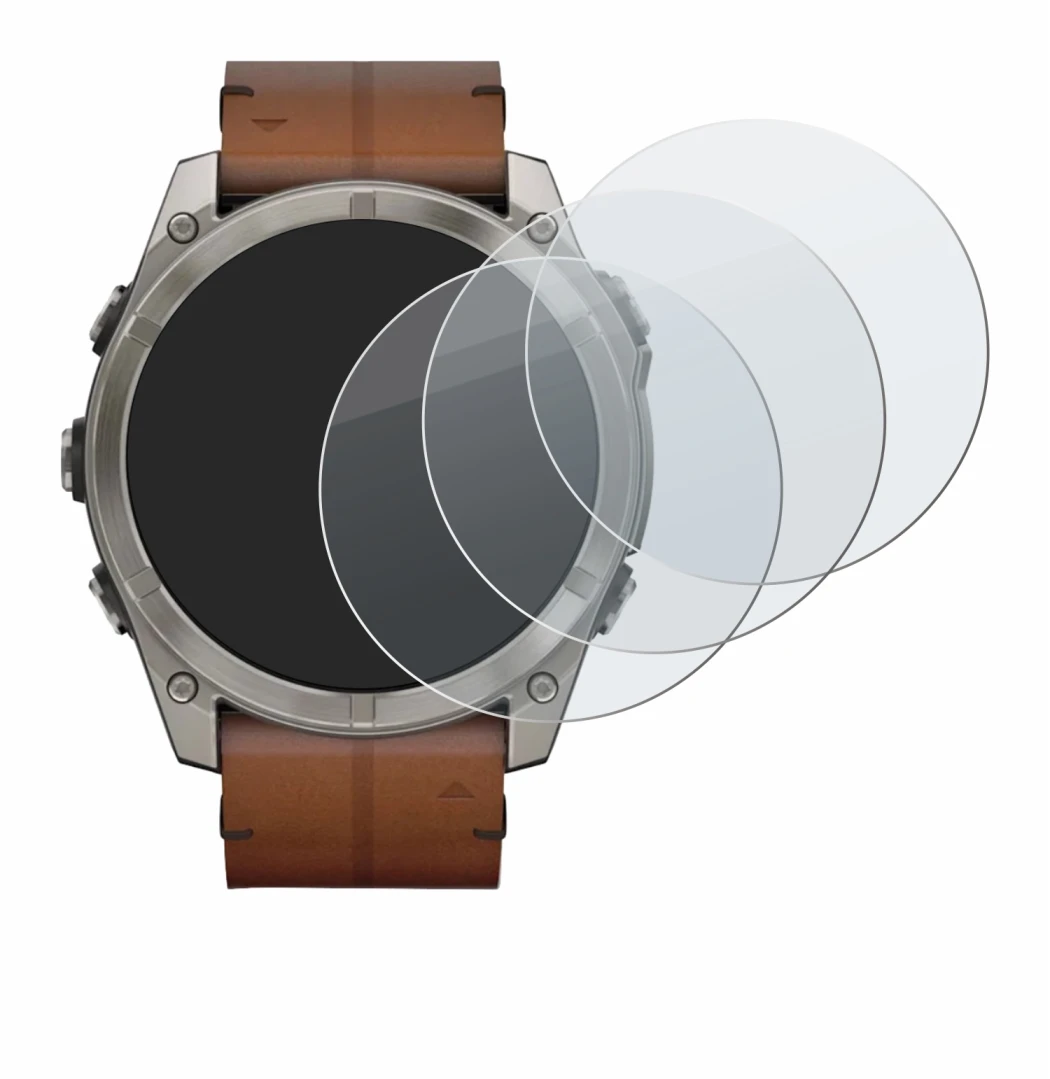 Image of the device Garmin Fenix 8 AMOLED (51 mm) with a wide variety of screen protectors.