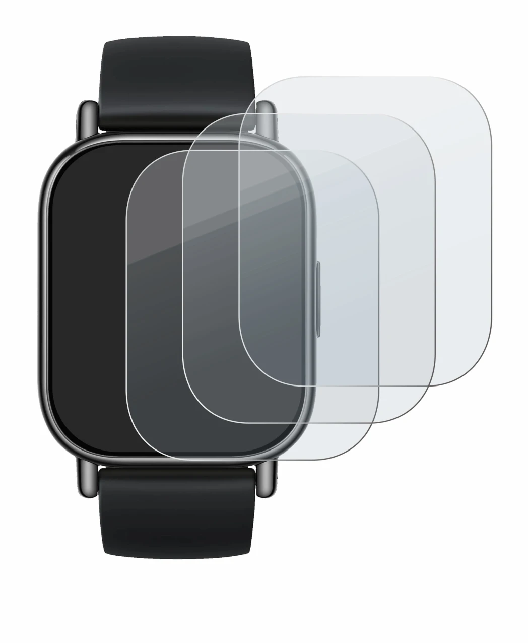 Image of the device Xiaomi Redmi Watch 5 Lite with a wide variety of screen protectors.