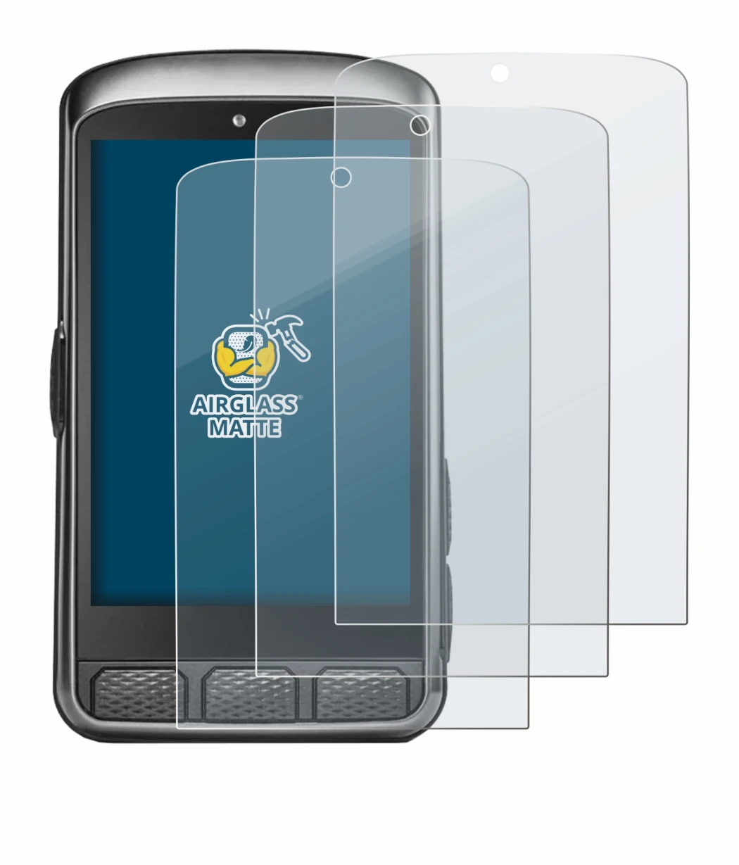 Image of the device Wahoo Elemnt ACE with a wide variety of screen protectors.