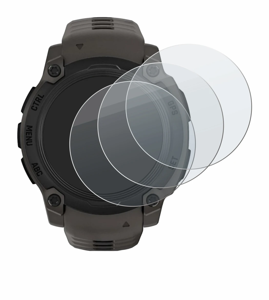 Image of the device Garmin Instinct E (40 mm) with a wide variety of screen protectors.