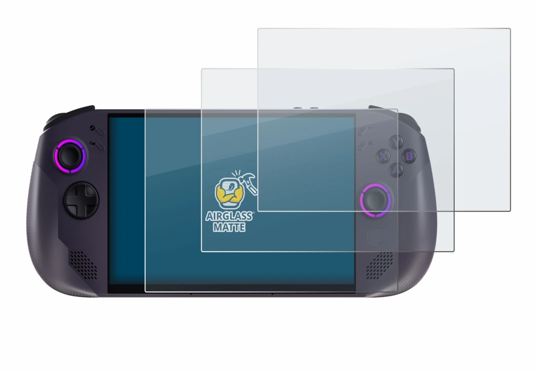 Image of the device Lenovo Legion Go S with a wide variety of screen protectors.