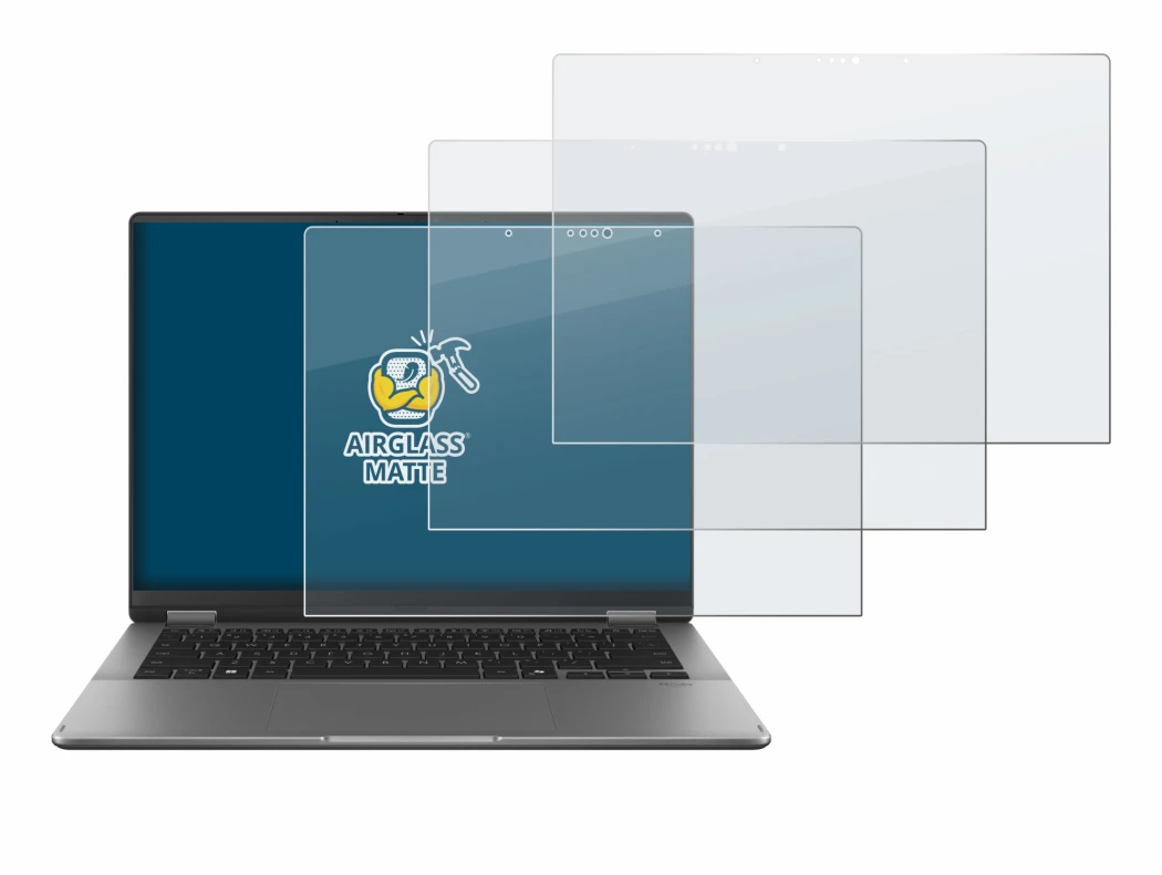 Image of the device ASUS Vivobook 14 Flip TP3407 with a wide variety of screen protectors.