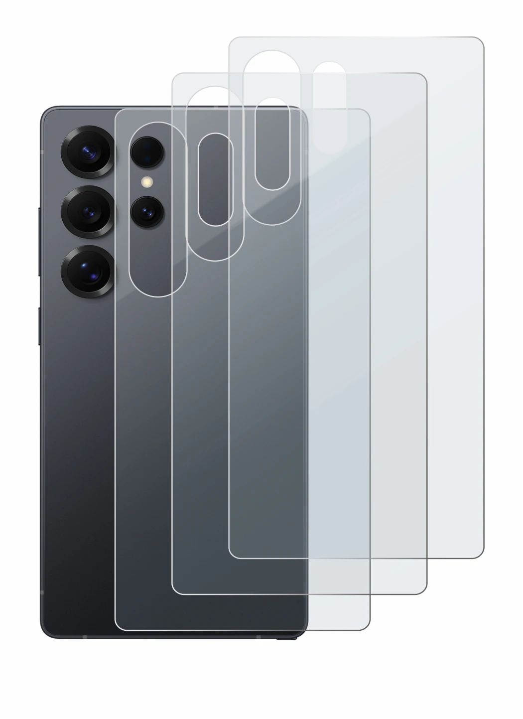 Image of the device Samsung Galaxy S25 Ultra Enterprise Edition (Back) with a wide variety of screen protectors.