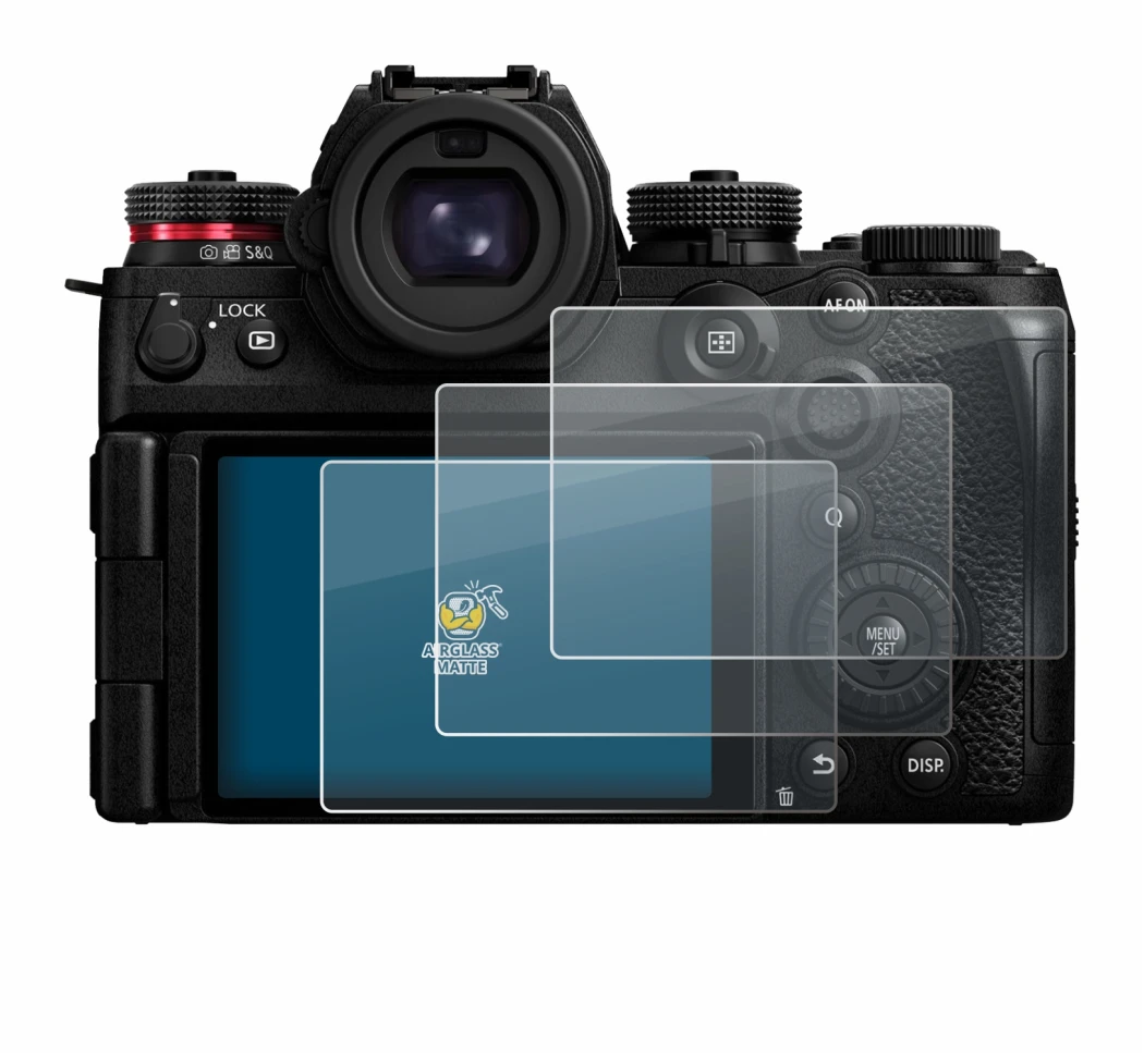 Image of the device Panasonic Lumix S1R II with a wide variety of screen protectors.