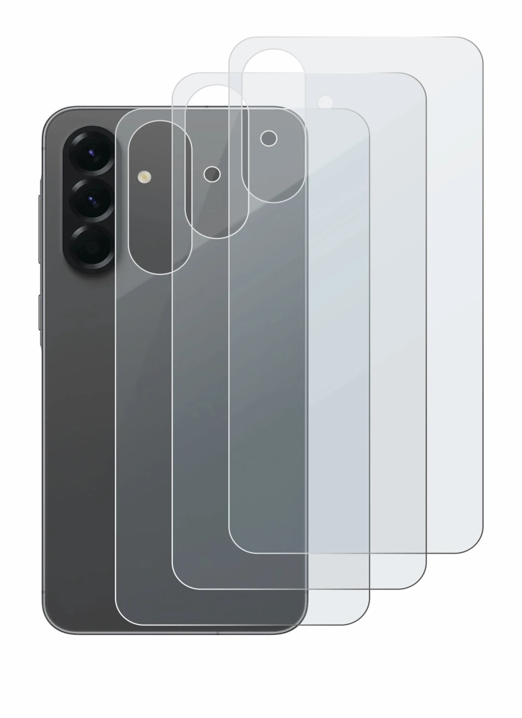 Image of the device Samsung Galaxy A56 5G (Back) with a wide variety of screen protectors.