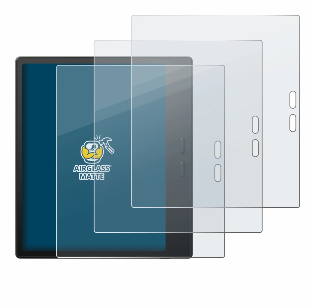 Image of the device Boox Go 7 with a wide variety of screen protectors.