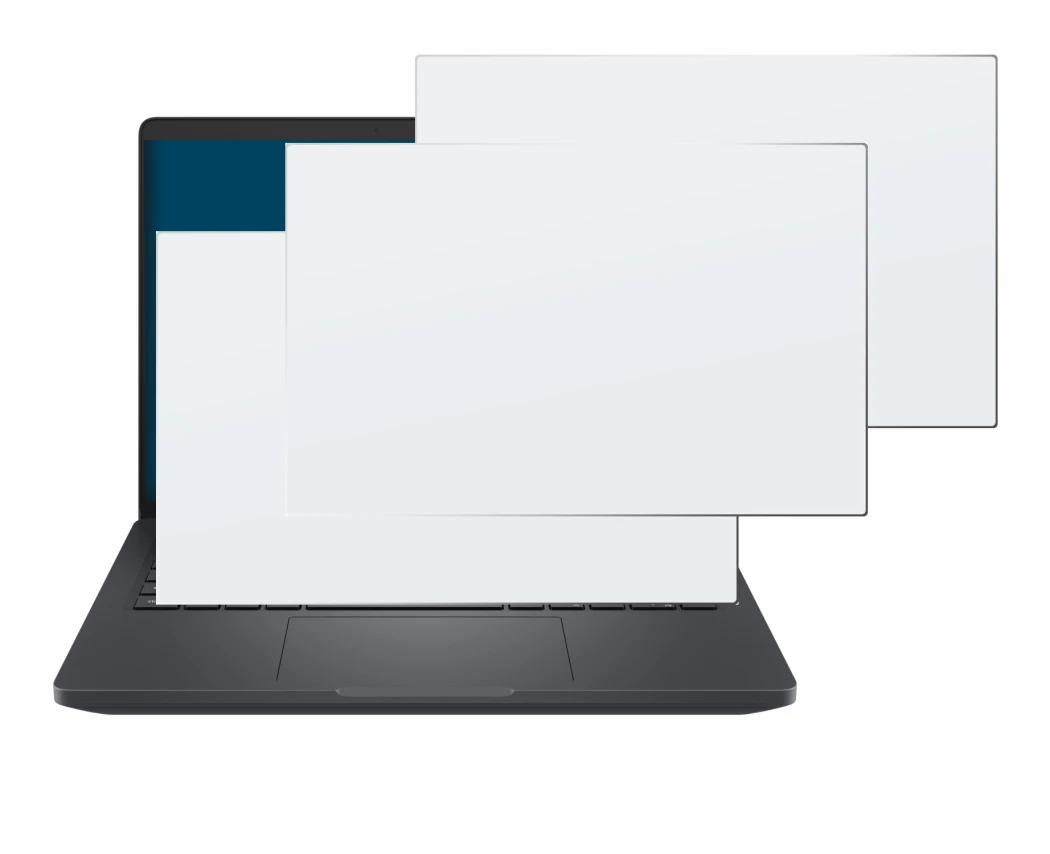 Image of the device Dell Pro Max 14 with a wide variety of screen protectors.