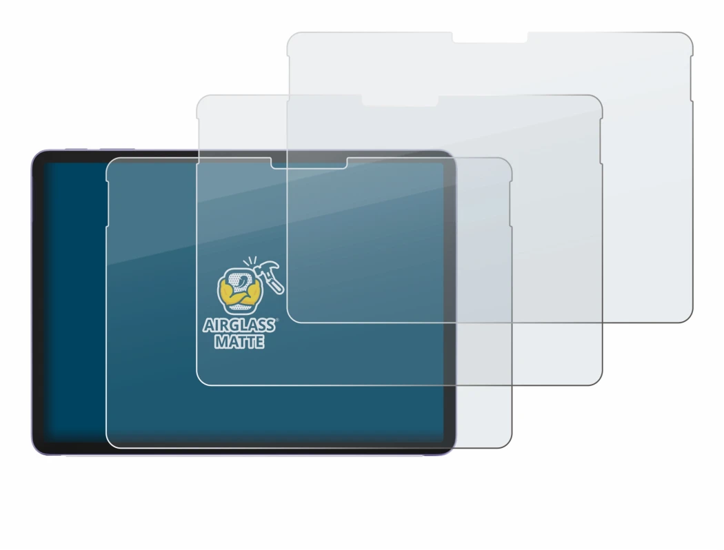 Image of the device Microsoft Surface Pro 12 with a wide variety of screen protectors.